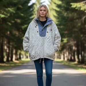 Bogner Siegfried & Roy Women's Zebra Print Pull Jacket